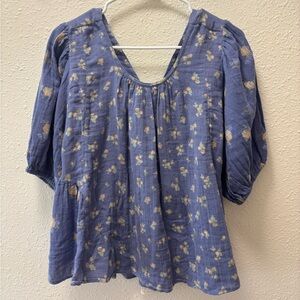 Free People Chloe Printed Top